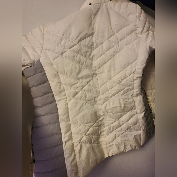 White/Gray Ski Jacket Puffer Coat ZeroXposure - Picture 5 of 8